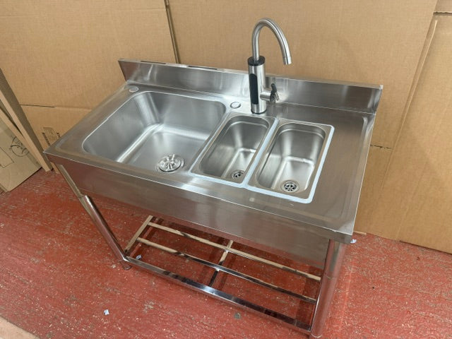 Portable Hot Water Sink - Triple