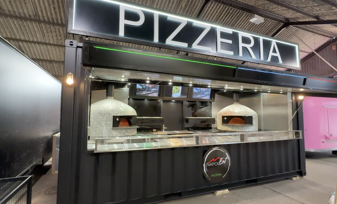 20ft shipping container conversion for mobile pizza company Napoleat
