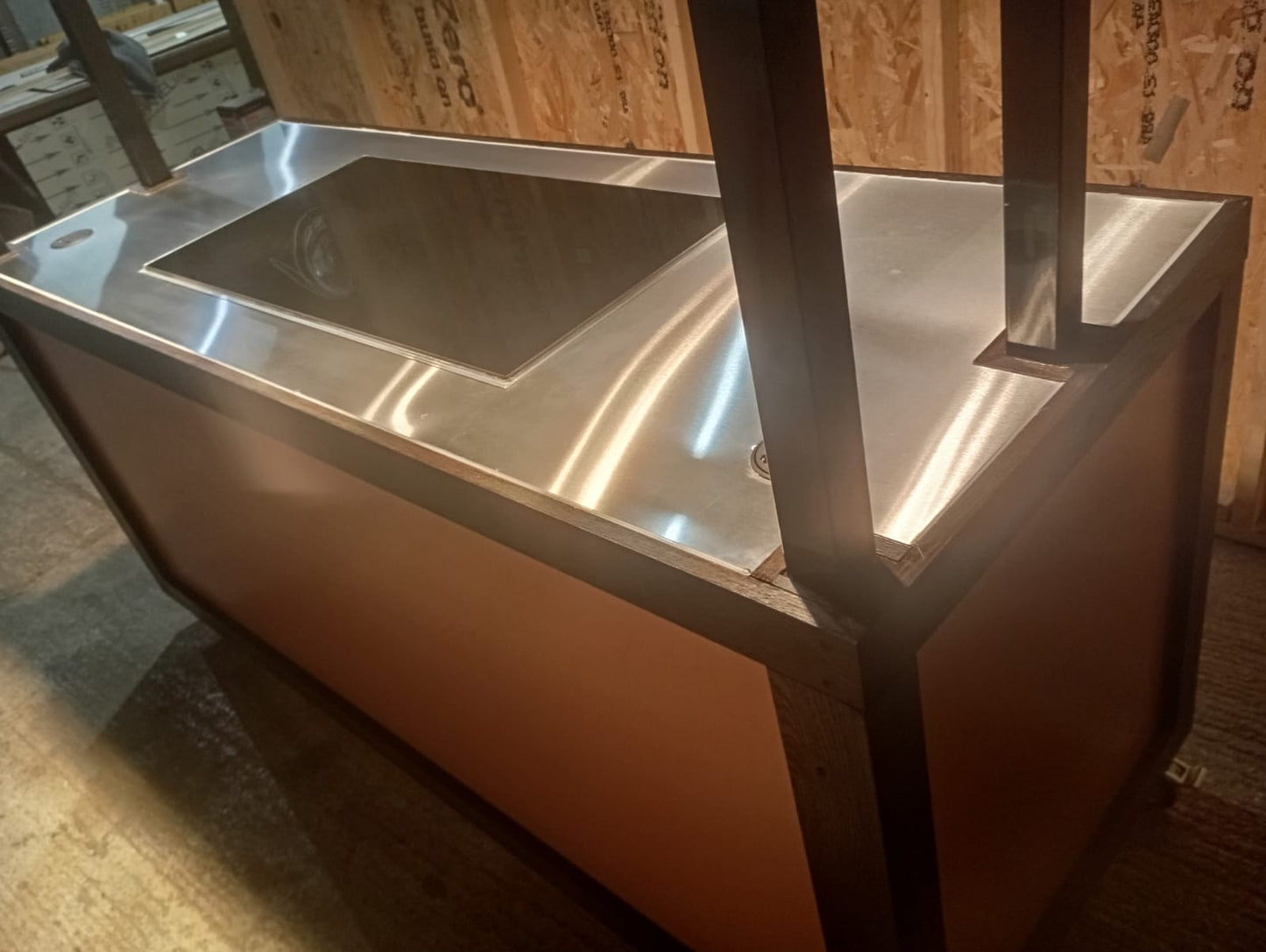 Cooper box concession stand.