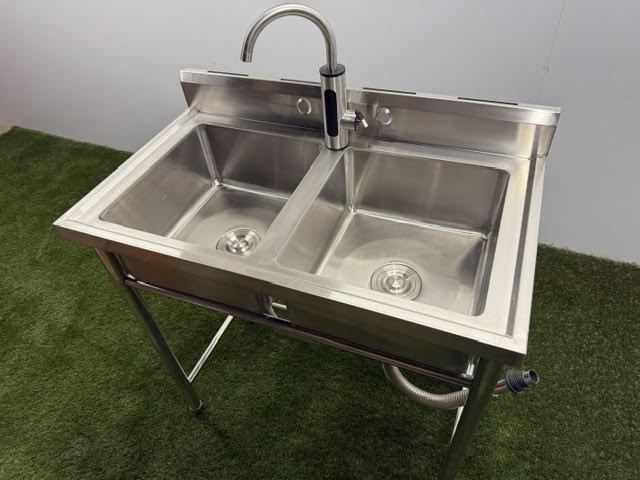 Portable Hot Water Sink - Deep Basin Double