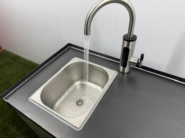 Portable Hot Water Sink - Cabinet Single Sink