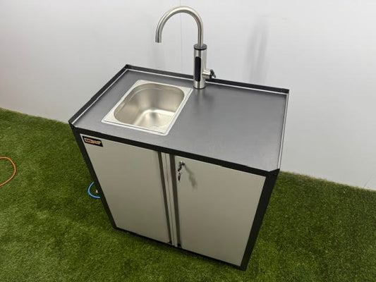 Portable Hot Water Sink - Cabinet Single Sink