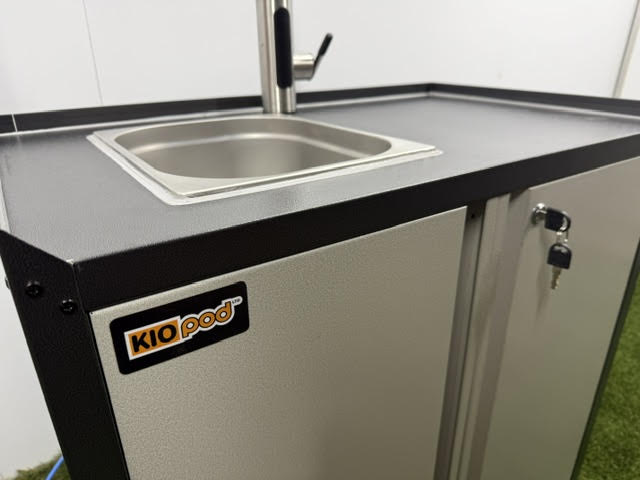Portable Hot Water Sink - Cabinet Single Sink
