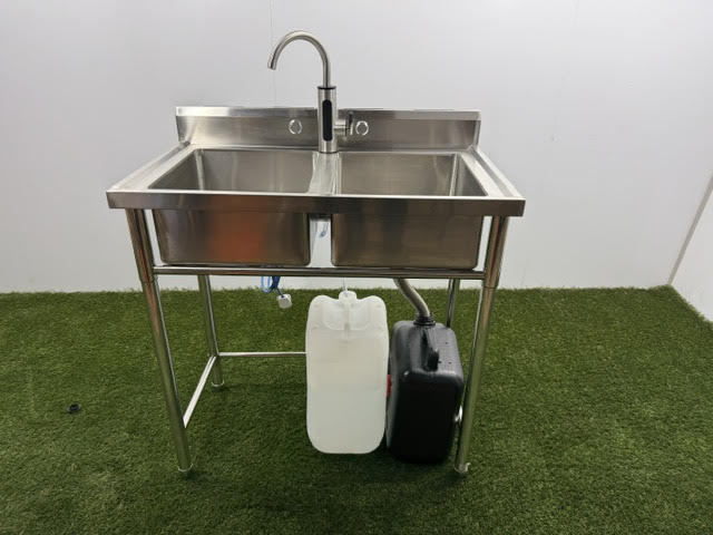 Portable Hot Water Sink - Deep Basin Double
