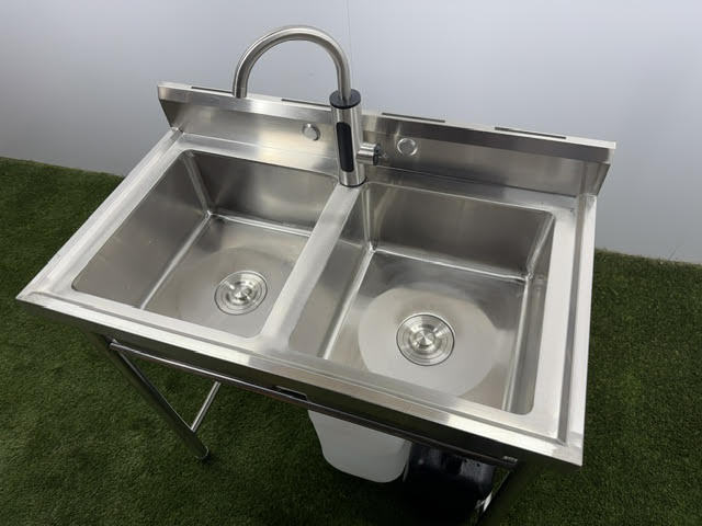 Portable Hot Water Sink - Deep Basin Double