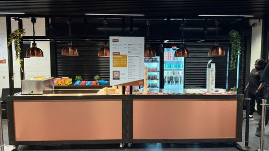 Cooper box concession stand.