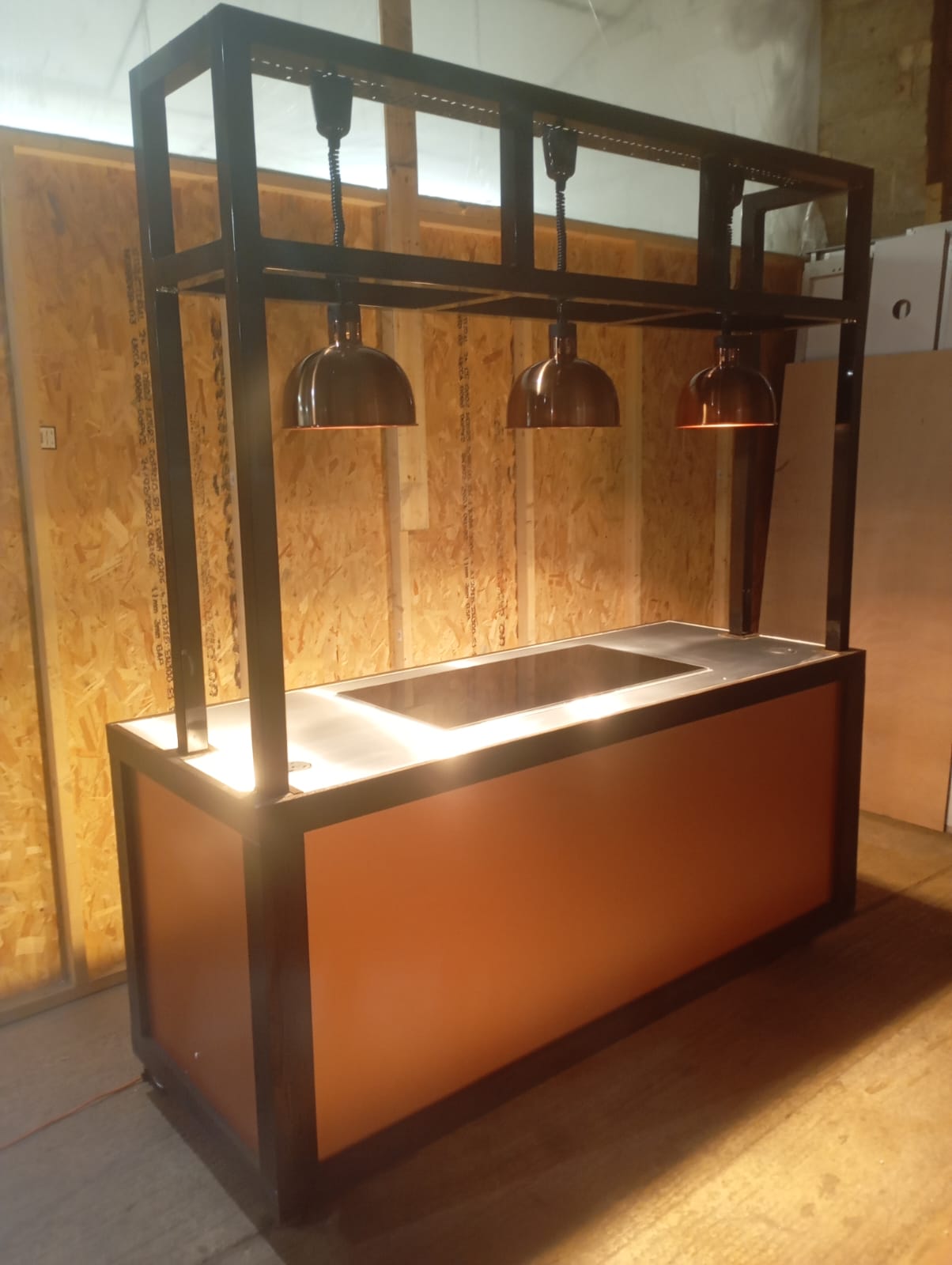 Cooper box concession stand.