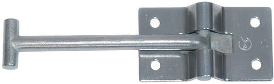 Metal hatch latch on a white background