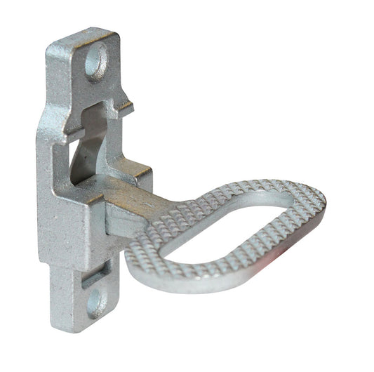 hinged step on white background