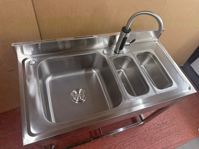 Portable Hot Water Sink - Triple