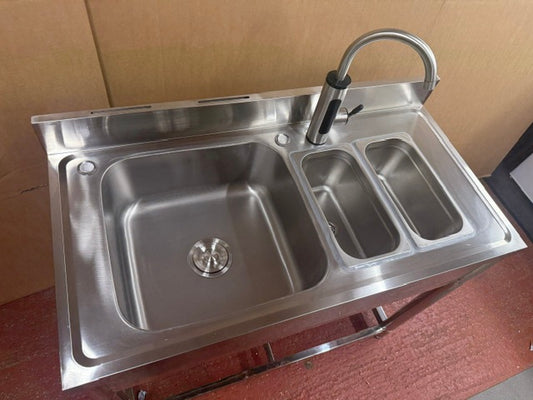Portable Hot Water Sink - Triple
