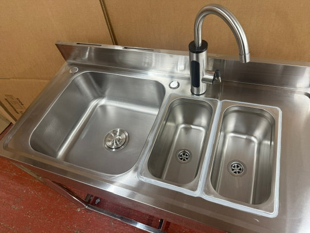 Portable Hot Water Sink - Triple