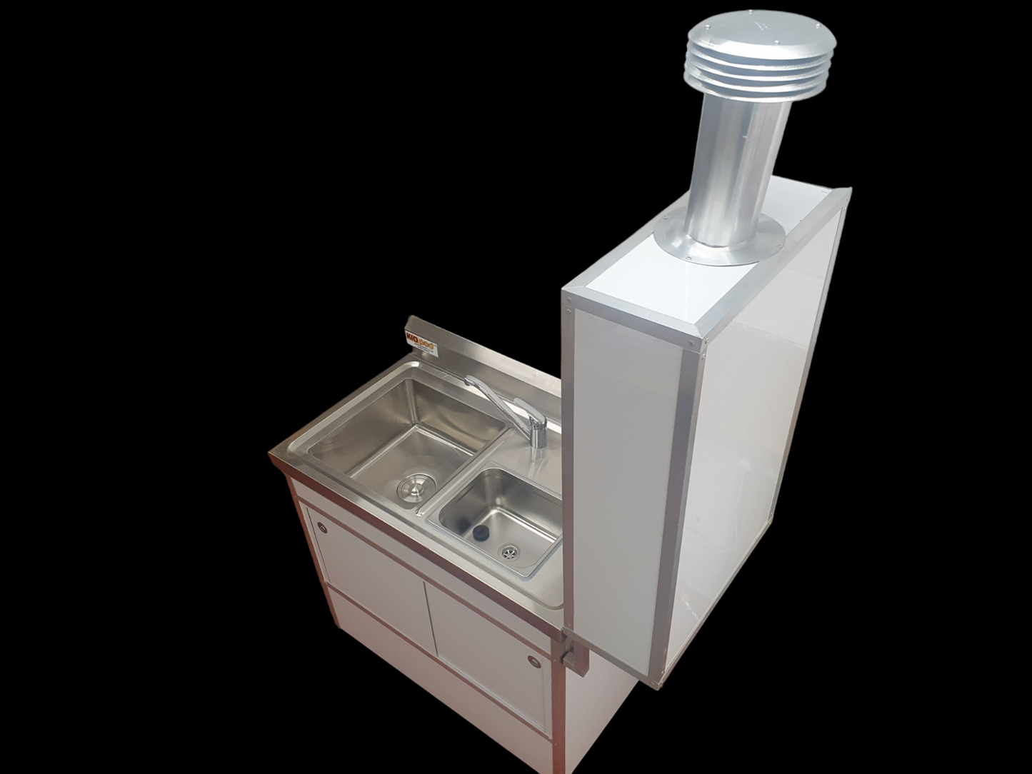 Portable Hot Water Sink - Pop Up Double